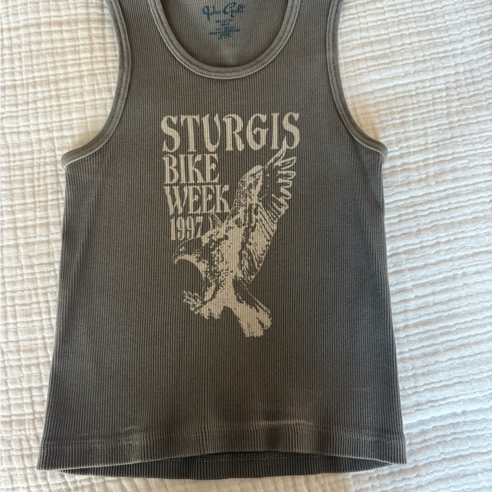 Brandy Melville John Galt vintage inspired ribbed tank